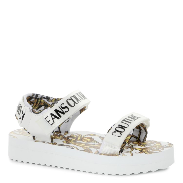

Сандалии женские Versace Jeans Couture 72VA3SX4 белые 36 EU, 72VA3SX4