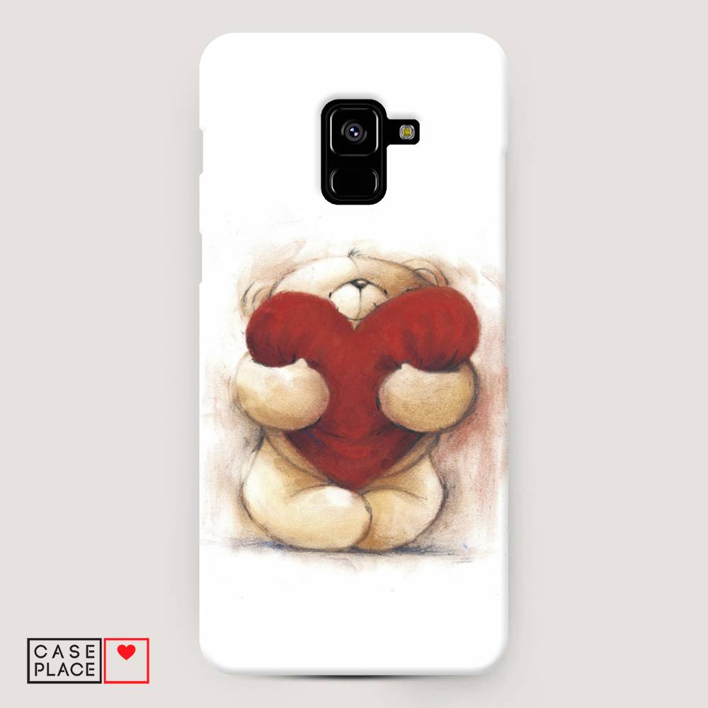 

Чехол Awog "Мишка с сердцем 1" для Samsung Galaxy A8 +