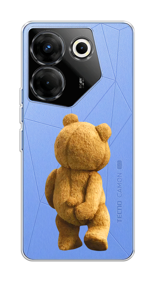 

Чехол на Tecno Camon 20 Pro 5G "Медвежья спина", Коричневый;прозрачный, 304050-1