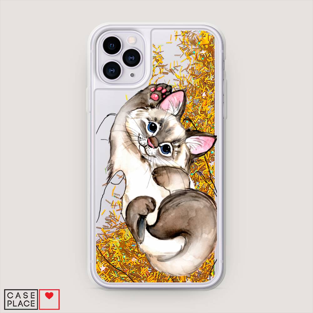 

Чехол Awog на Apple iPhone 11 Pro / Айфон 11 Pro "Котенок в ладошках", 12390-1