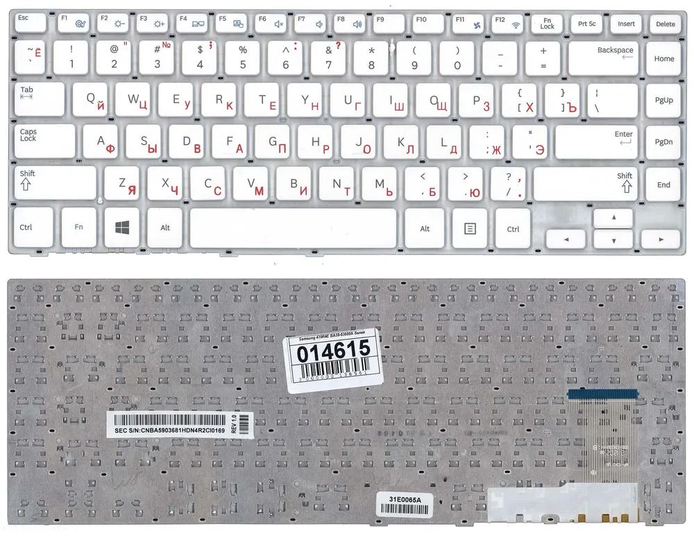 

Клавиатура Vbparts для ноутбука Samsung Samsung NP370R5E, NP450R5E
