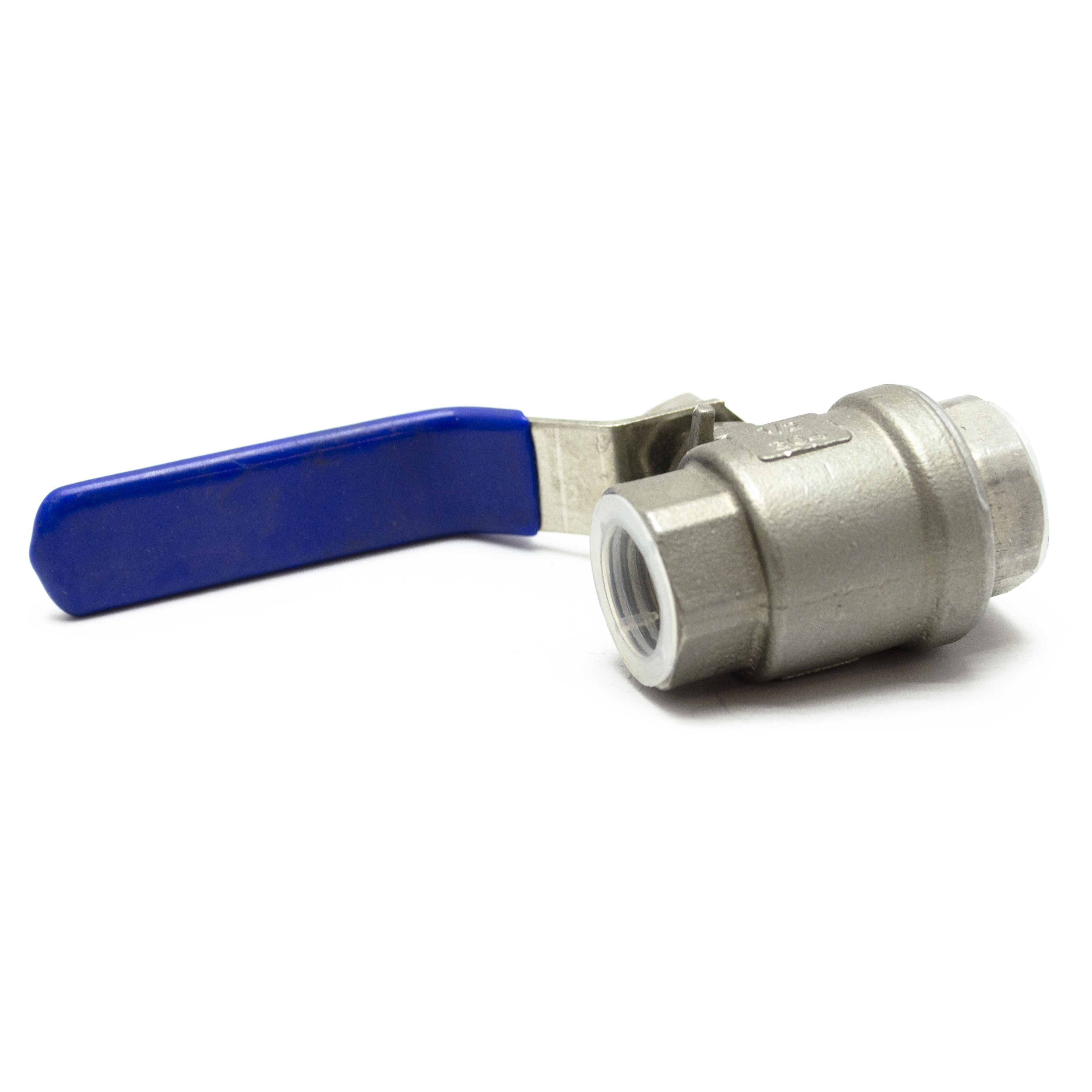 

Кран шаровый из нержавеющей стали AISI 304, резьба 1/2" (мама/мама), Серебристый