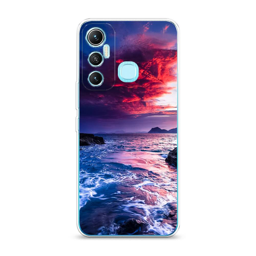 фото Чехол awog "волны 1" для infinix hot 11 64 gb