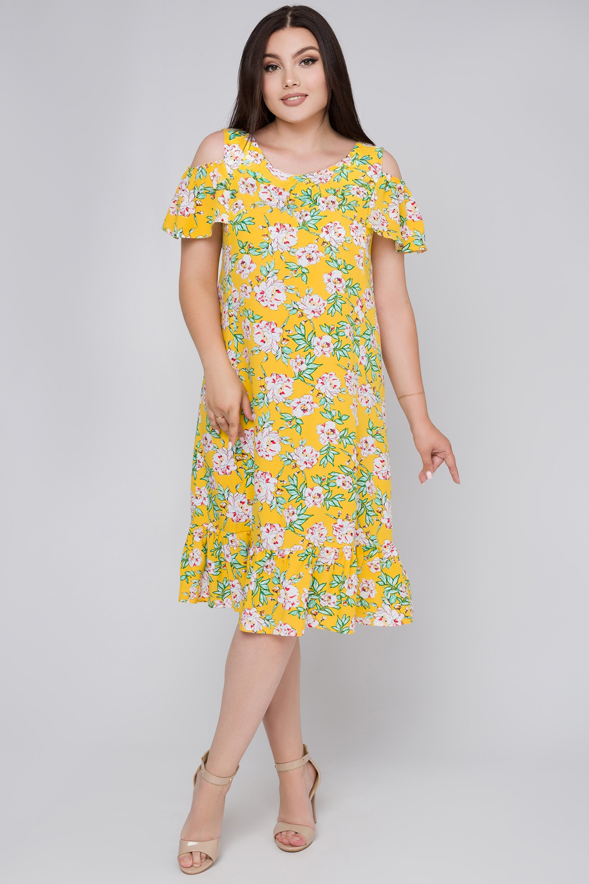 

Платье женское Ш'аrliзе 0930 желтое 56 RU, Желтый, 0930