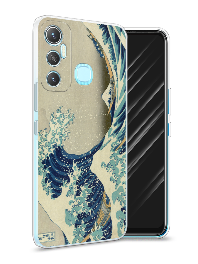 

Чехол Awog на Infinix HOT 11 64 GB "Большая волна в Канагаве", Разноцветный, 3100750-9