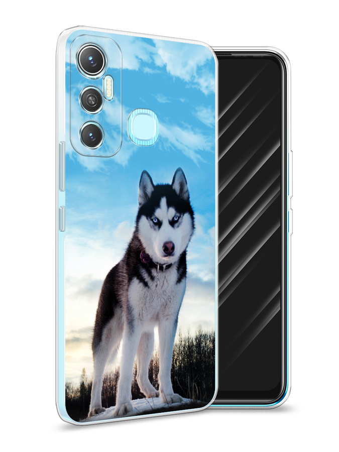 

Чехол Awog на Infinix HOT 11 64 GB "Хаски 3", Разноцветный, 3100750-2