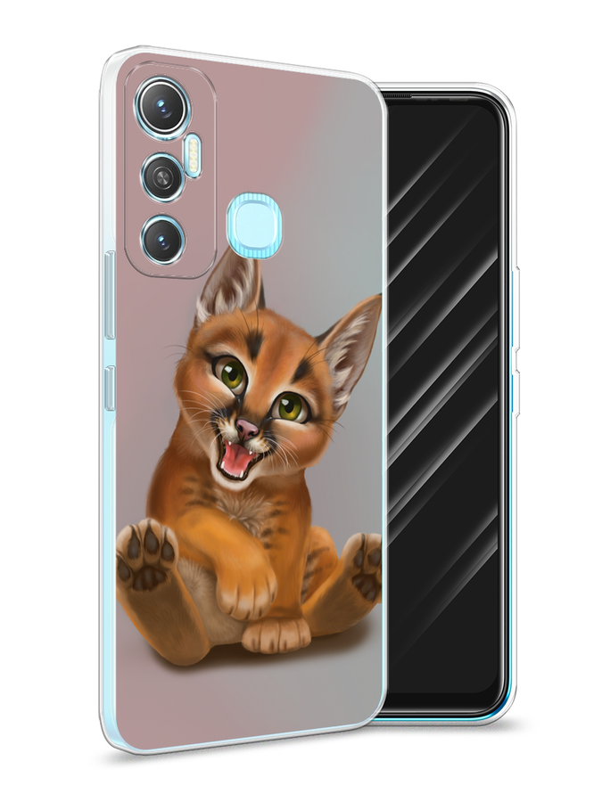 

Чехол Awog на Infinix HOT 11 64 GB "Малыш рыси", Разноцветный, 3100750-1