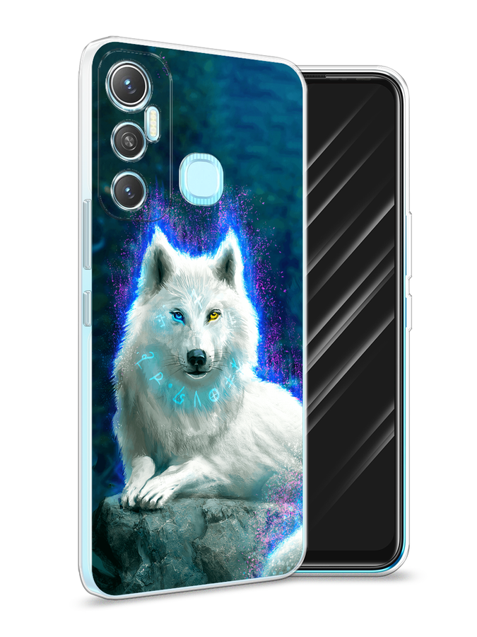

Чехол Awog на Infinix HOT 11 64 GB "Белоснежный волк", Разноцветный, 3100750-2