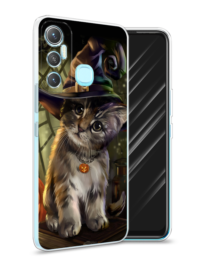 

Чехол Awog на Infinix HOT 11 64 GB "Кот на Хэллоуин", Разноцветный, 3100750-2