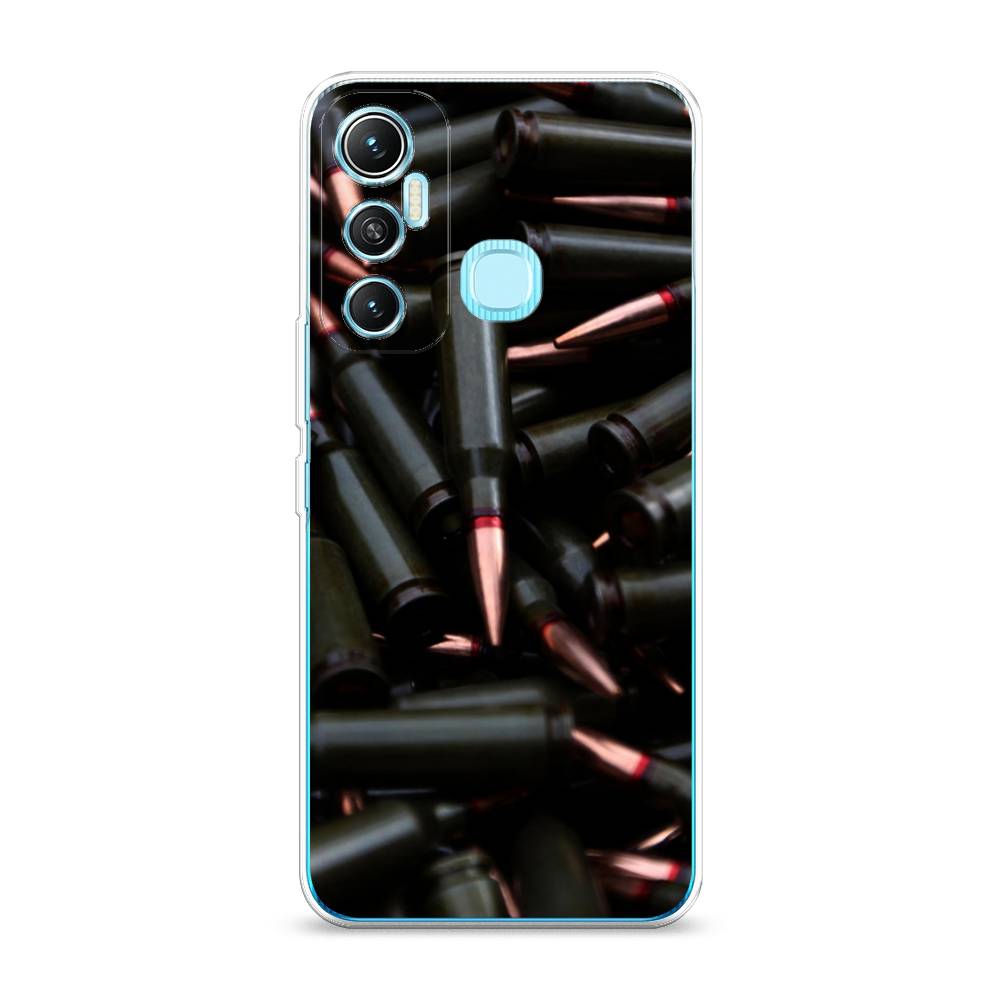 

Чехол Awog на Infinix HOT 11 64 GB "Пули черные", Разноцветный, 3100750-5
