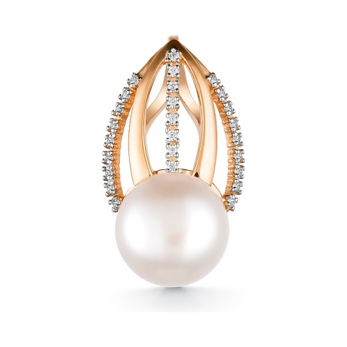 

Кулон из красного золота с жемчугом/фианитом Гранат 3.40.10.0275.14-2382, 3.40.10.0275.14-2382