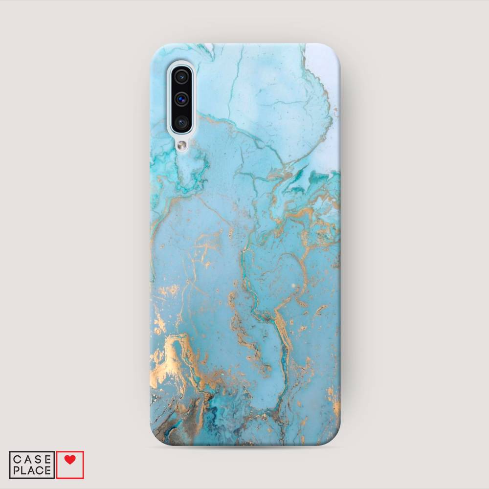 

Пластиковый чехол "Голубой мрамор рисунок" на Samsung Galaxy A30s, 28820-2
