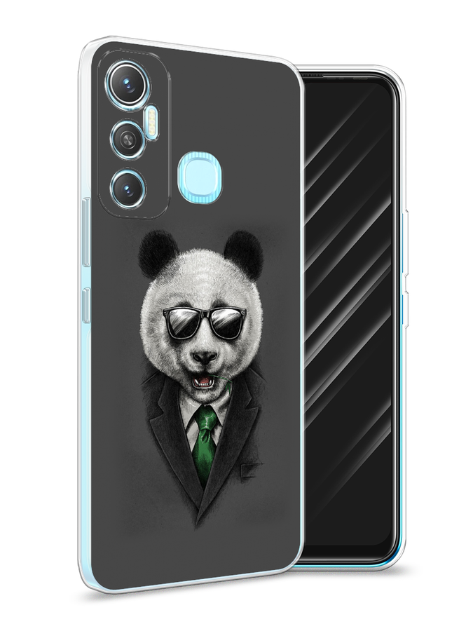 

Чехол Awog на Infinix HOT 11 64 GB "Деловая панда", Разноцветный, 3100750-10