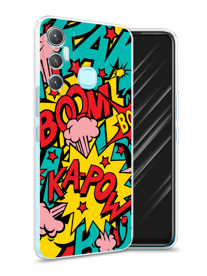 

Чехол Awog на Infinix HOT 11 64 GB "Постер pop art", Разноцветный, 3100750-9