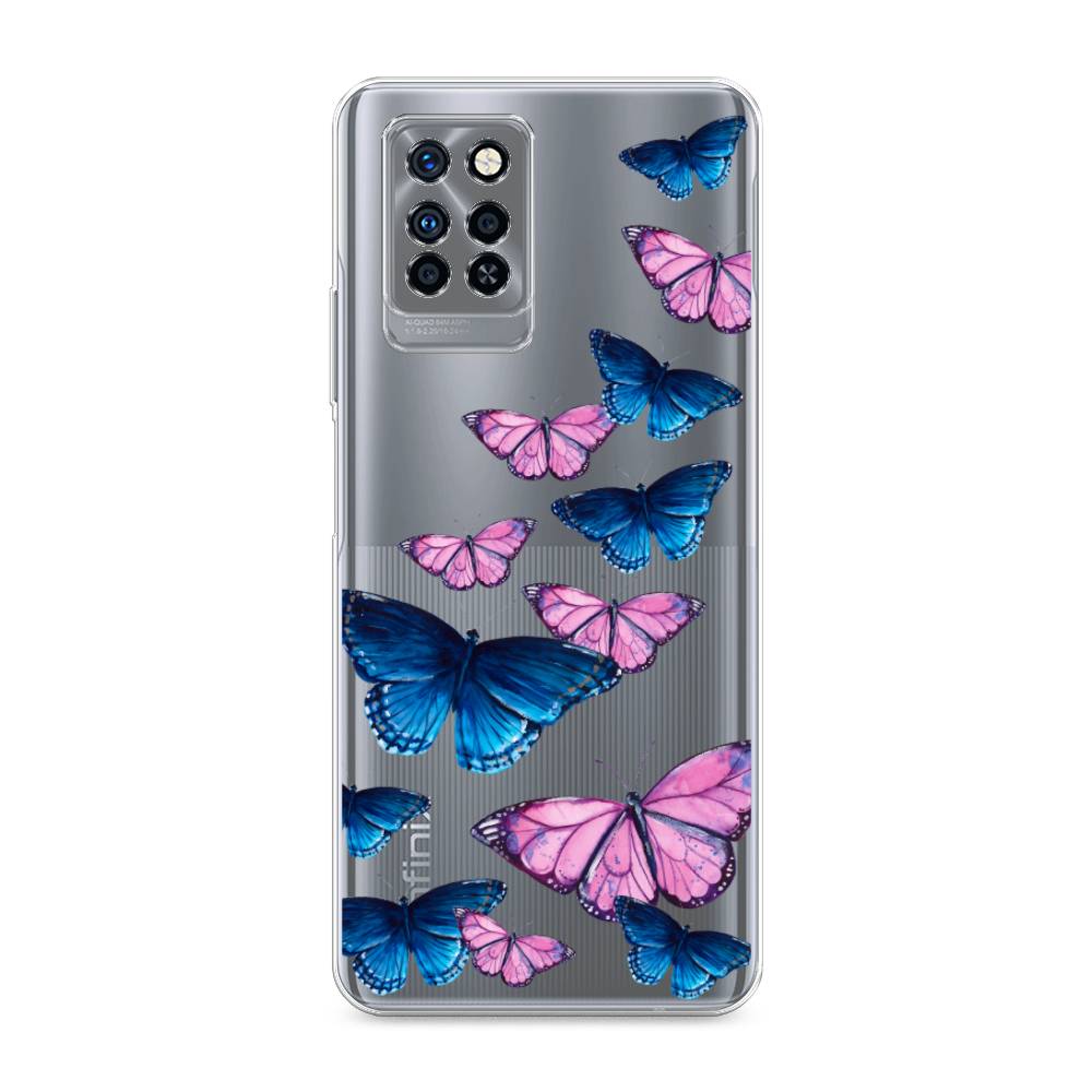 фото Чехол awog "полет бабочек" для infinix note 10 pro