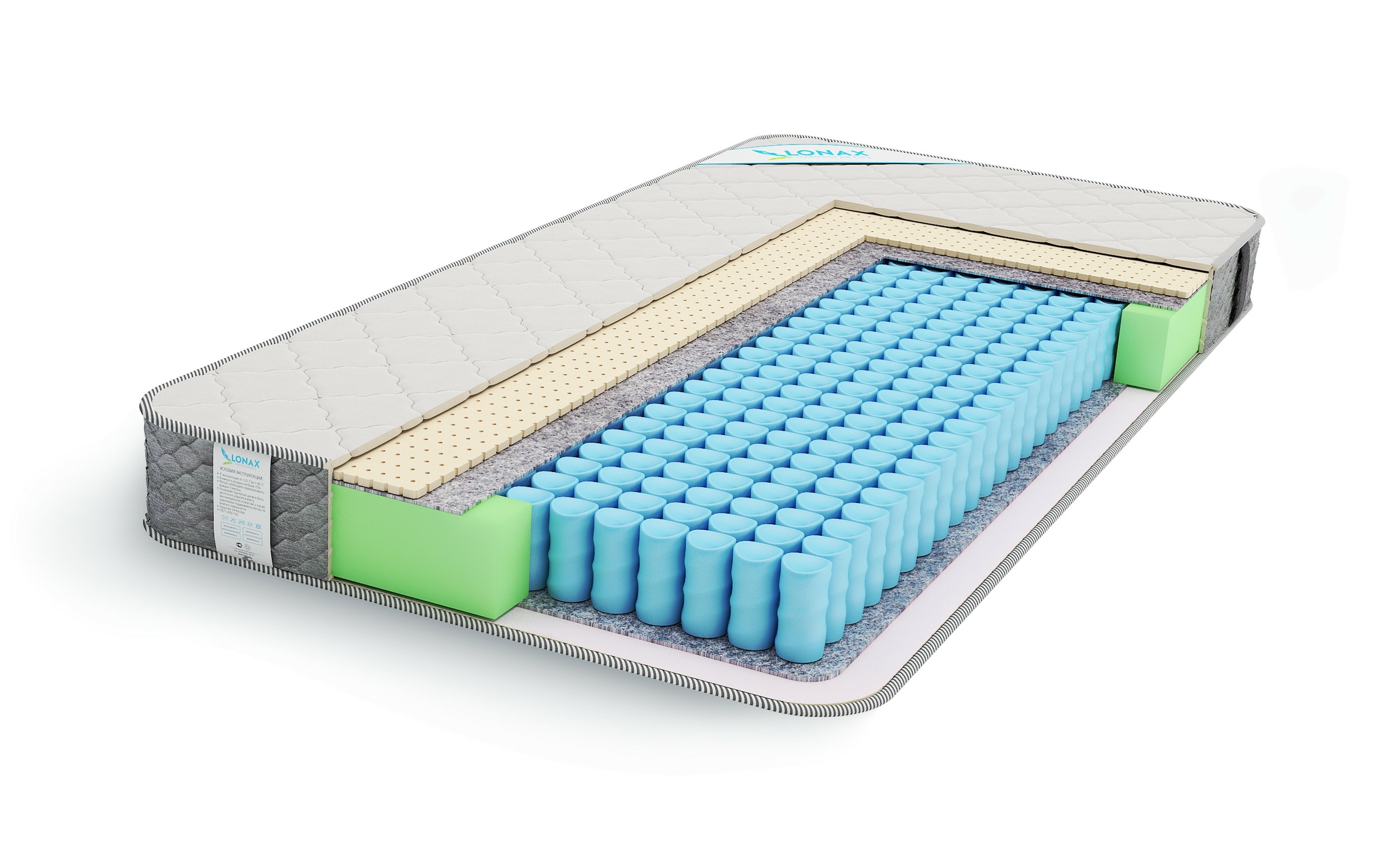 фото Матрас lonax smart 140х200