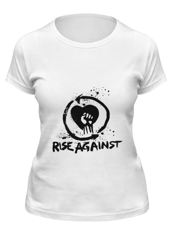 

Футболка женская Printio Rise against белая 2XL, Белый, Rise against