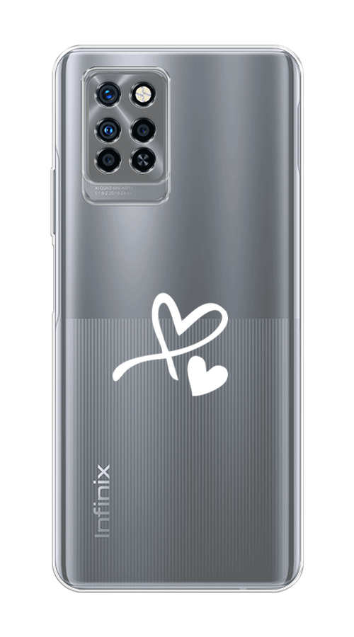 

Чехол Awog на Infinix Note 10 Pro "Сердечко минимализм", Разноцветный, 3100150-6