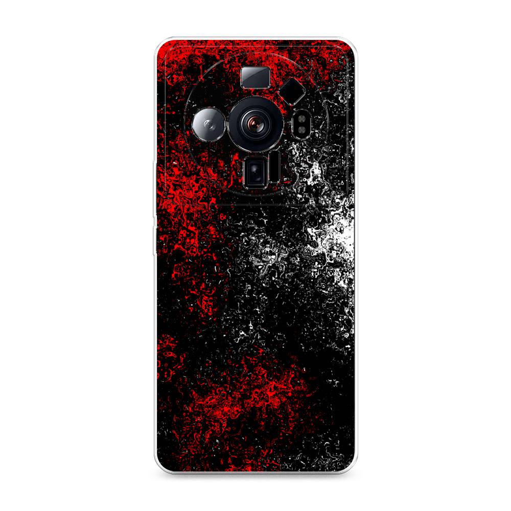 

Чехол на Xiaomi 12S Ultra "Монотипия", Красный;черный;белый, 314550-3