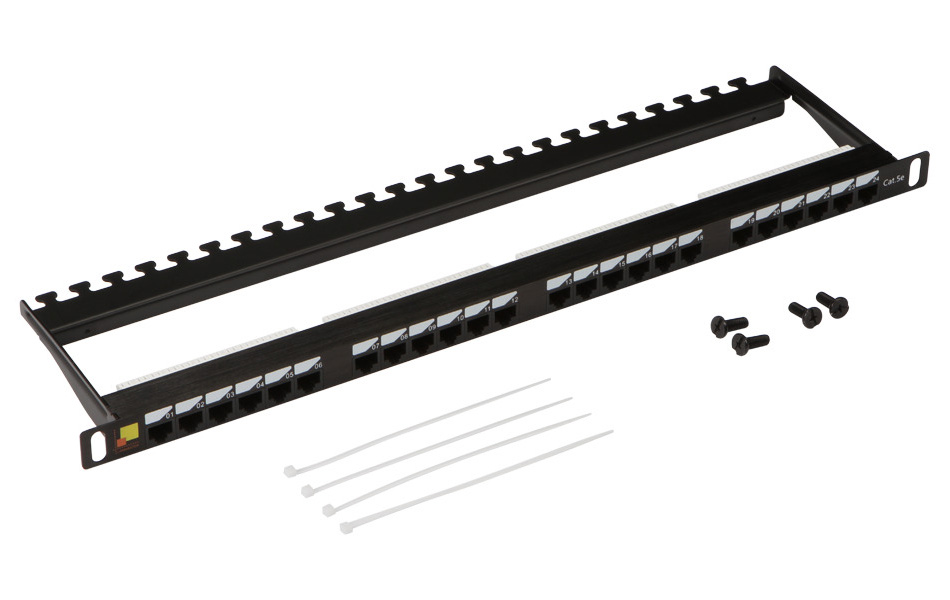 

Патч-панель Lanmaster LAN-PPC24U5E 19" 0.5U 24xRJ45 кат.5e UTP, LAN-PPC24U5E