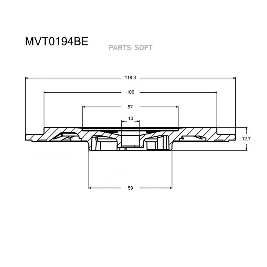 

Задняя Пластина Турбокомпрессора Krauf Mvt0194Be Krauf MVT0194BE