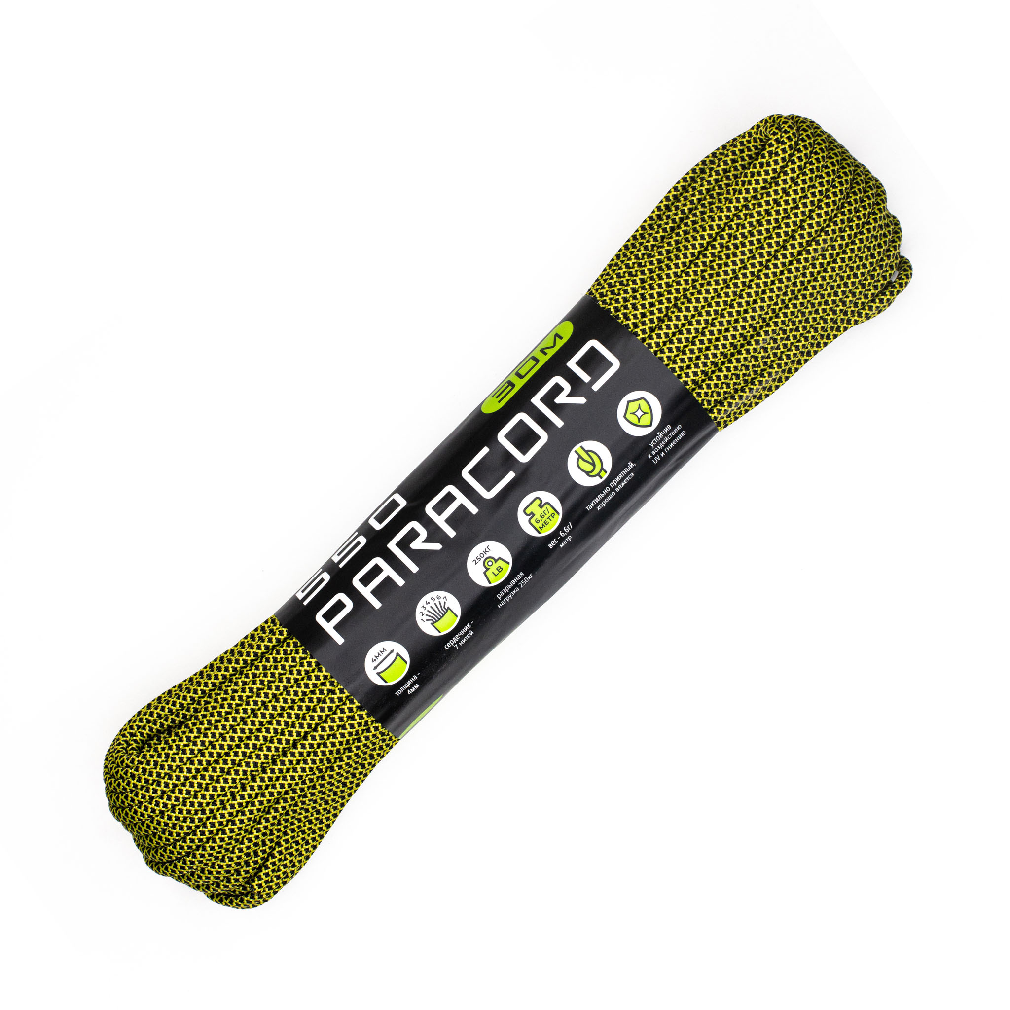 

Паракорд 550 CORD nylon 30м (lemon snake), Классический