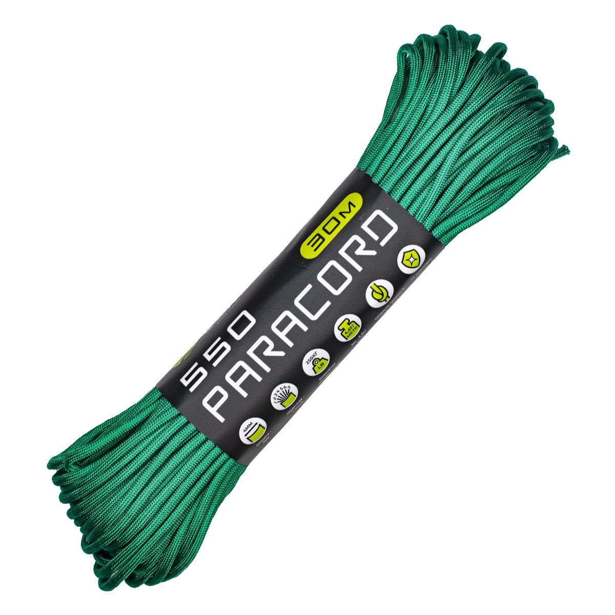 

Паракорд 550 CORD nylon 30м (emerald green), Классический