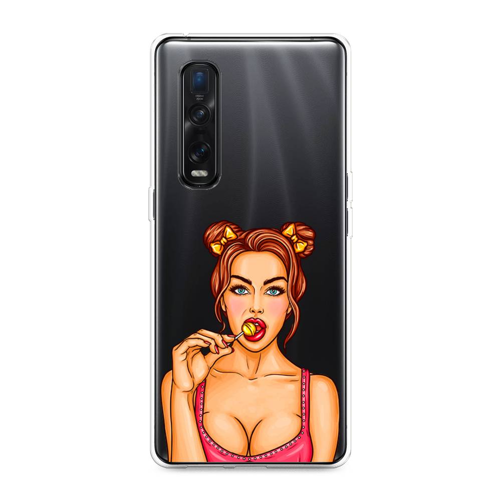 

Чехол Awog на Oppo Find X2 Pro "Вкусный леденец", Разноцветный