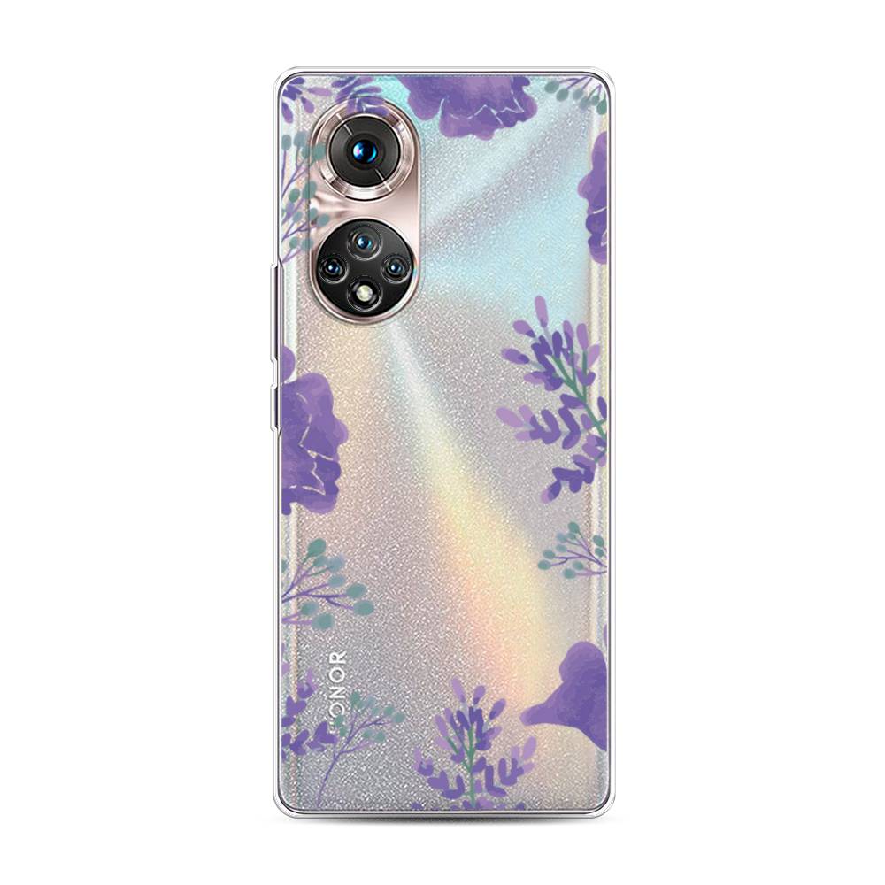 

Чехол Awog "Сиреневая цветочная рамка" для Honor 50 Pro, 6105550-8