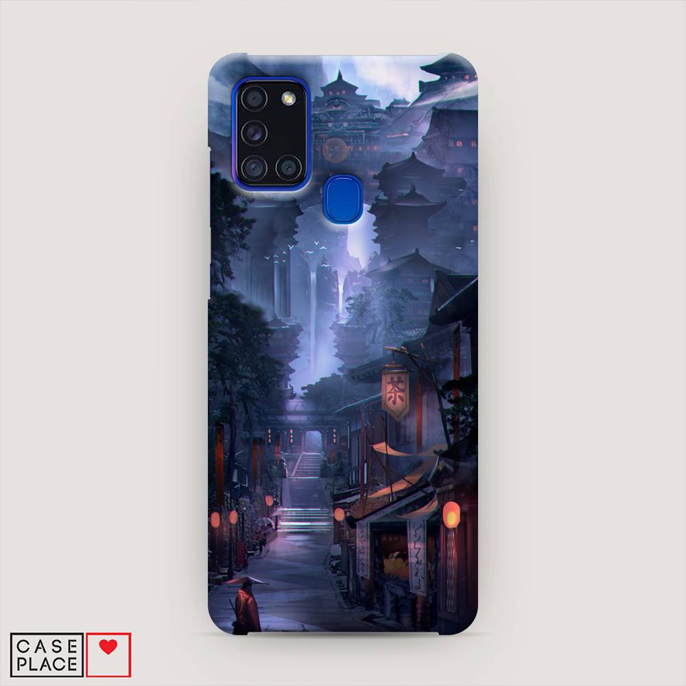 

Пластиковый чехол "Одинокий самурай" на Samsung Galaxy A21s, 2100220-7