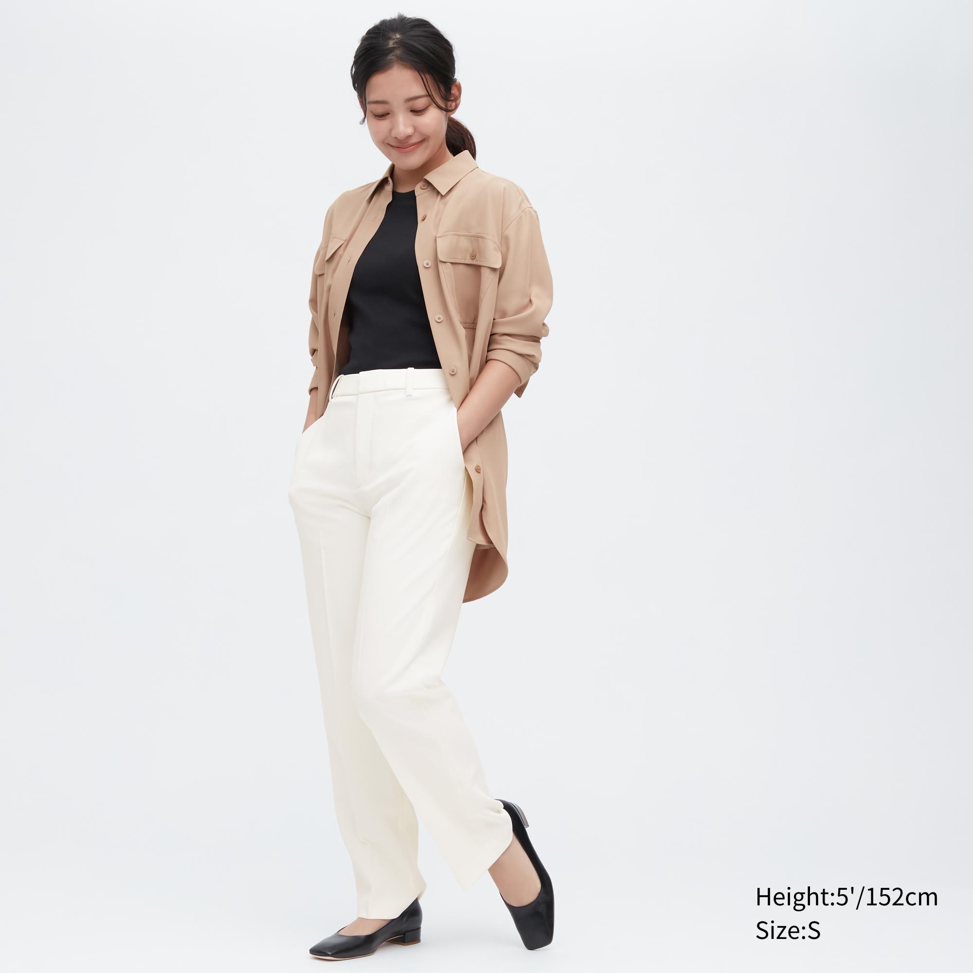 

Брюки женские UNIQLO 458504COL01 белые M (доставка из-за рубежа), Белый, 458504COL01