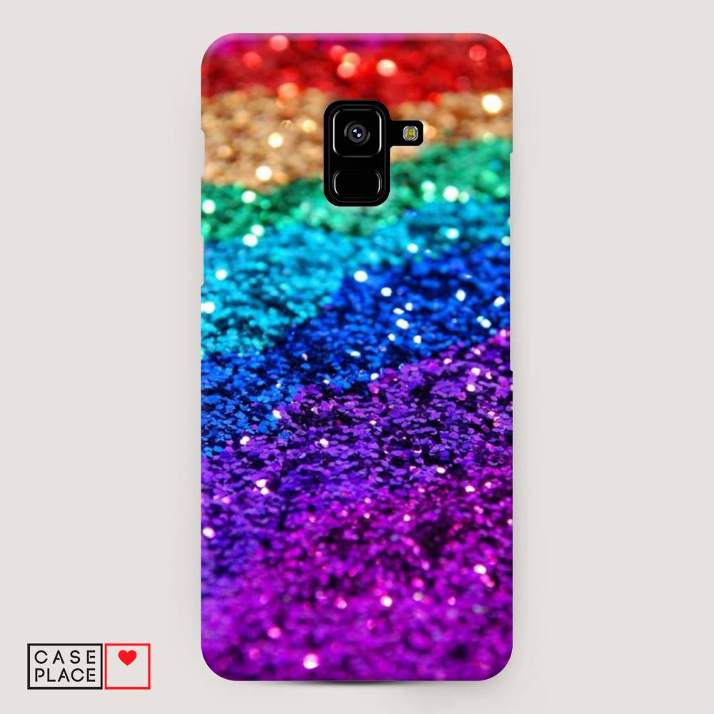 

Чехол Awog "Блестящая радуга рисунок" для Samsung Galaxy A8 +