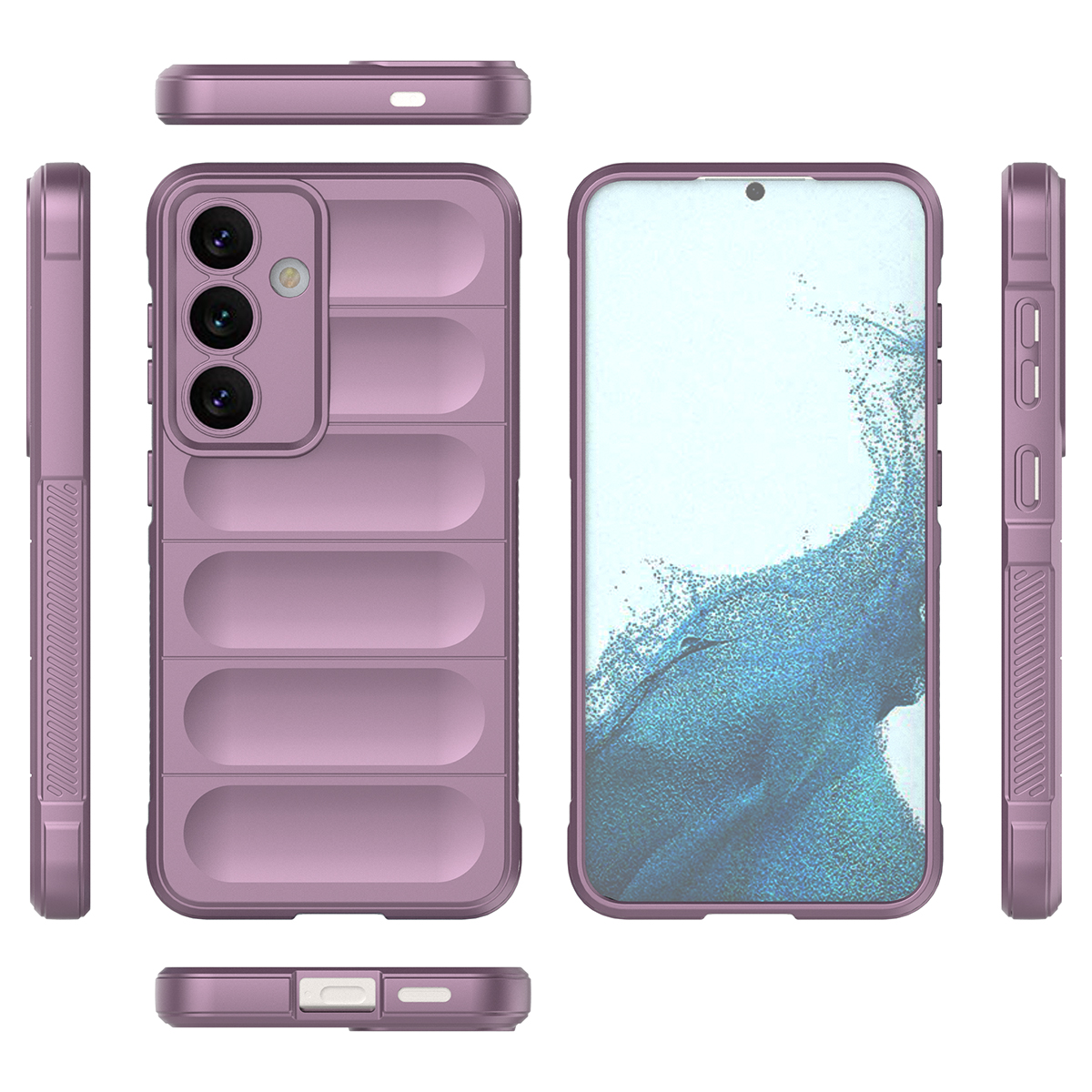 

Противоударный чехол Flexible Case для Samsung Galaxy S24+ ,сиреневый, Фиолетовый, 431191723