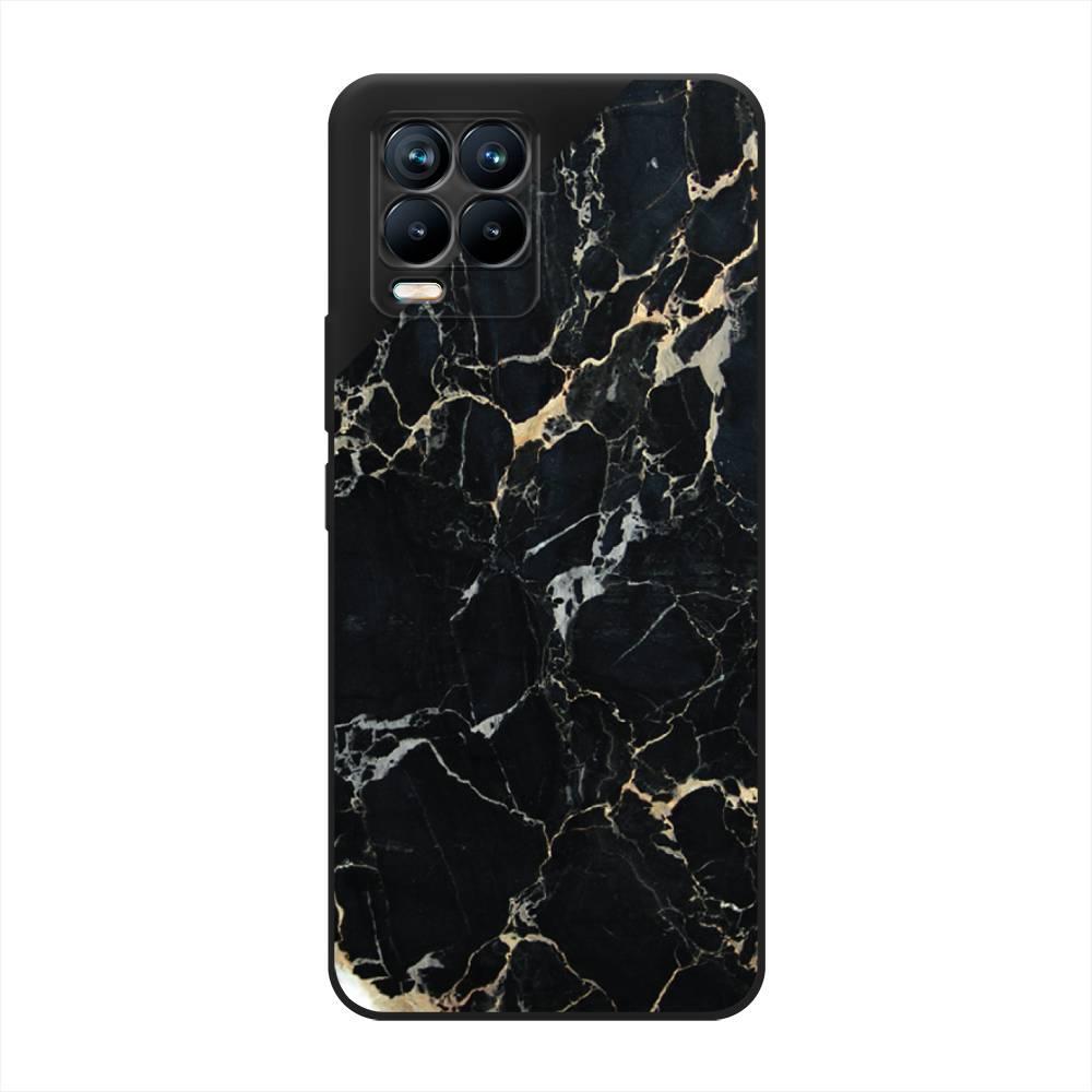 

Чехол Awog на Realme 8/8 Pro "Черный мрамор уголок", Разноцветный, 255452-1