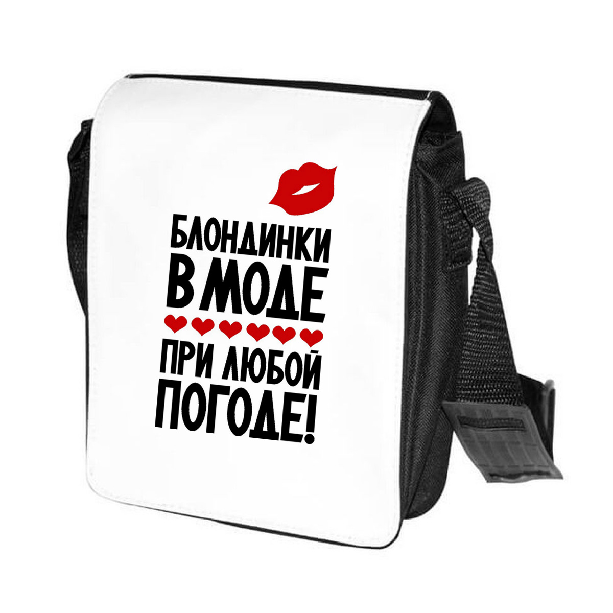 

Сумка женская CoolPodarok CN0114194 черно-белый, Черный;белый, CN0114194