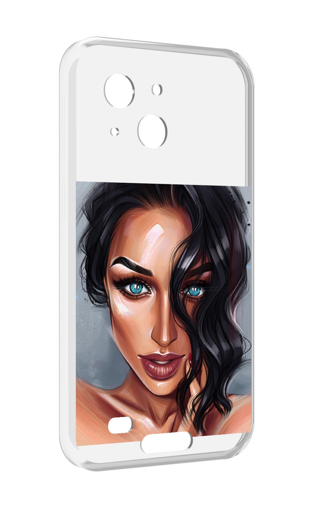 

Чехол MyPads Брюнетка для Oukitel WP20 / WP20 Pro, Прозрачный, Tocco