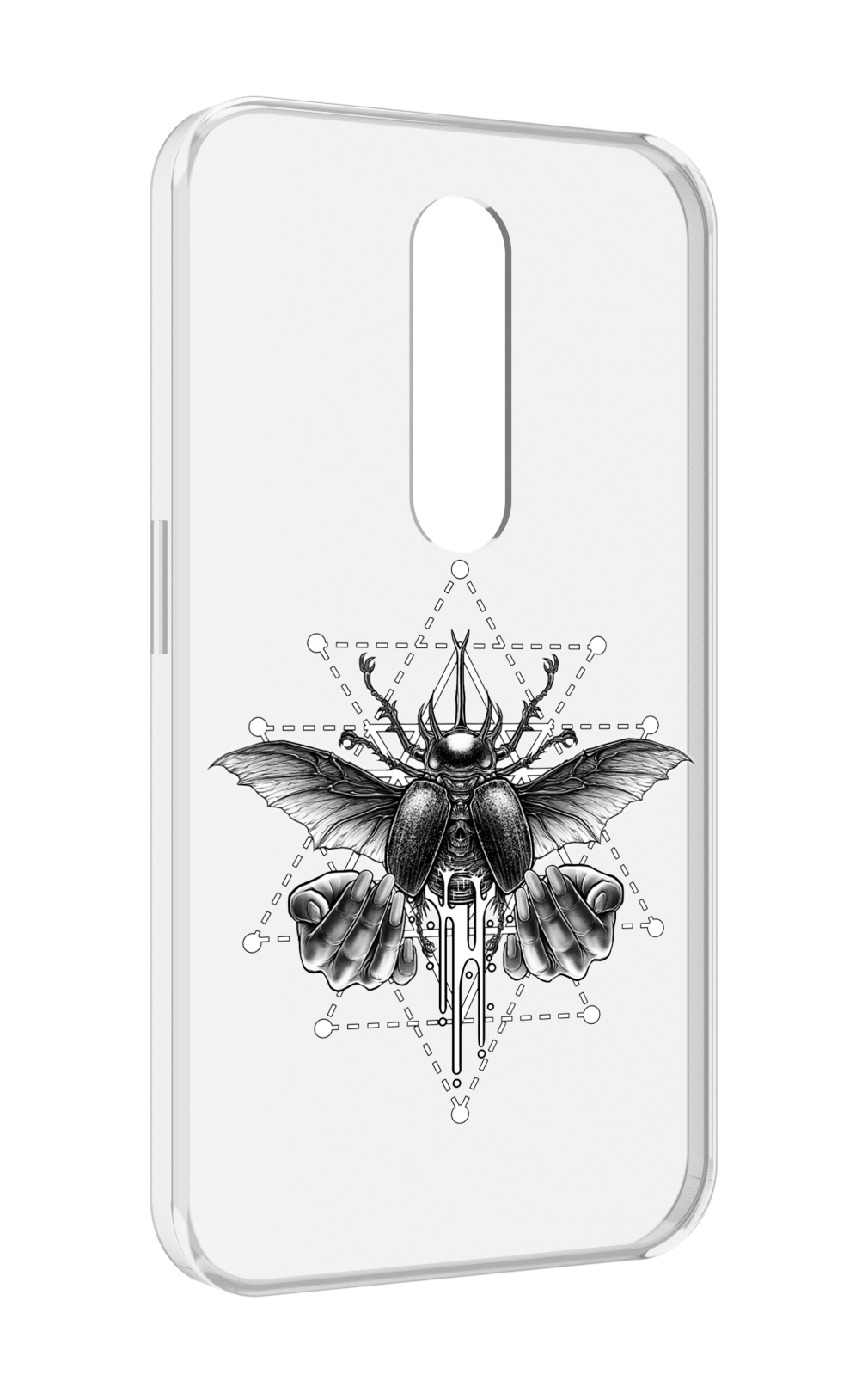 

Чехол MyPads скарабей для Motorola Moto X Force (XT1585 / XT1581), Прозрачный, Tocco