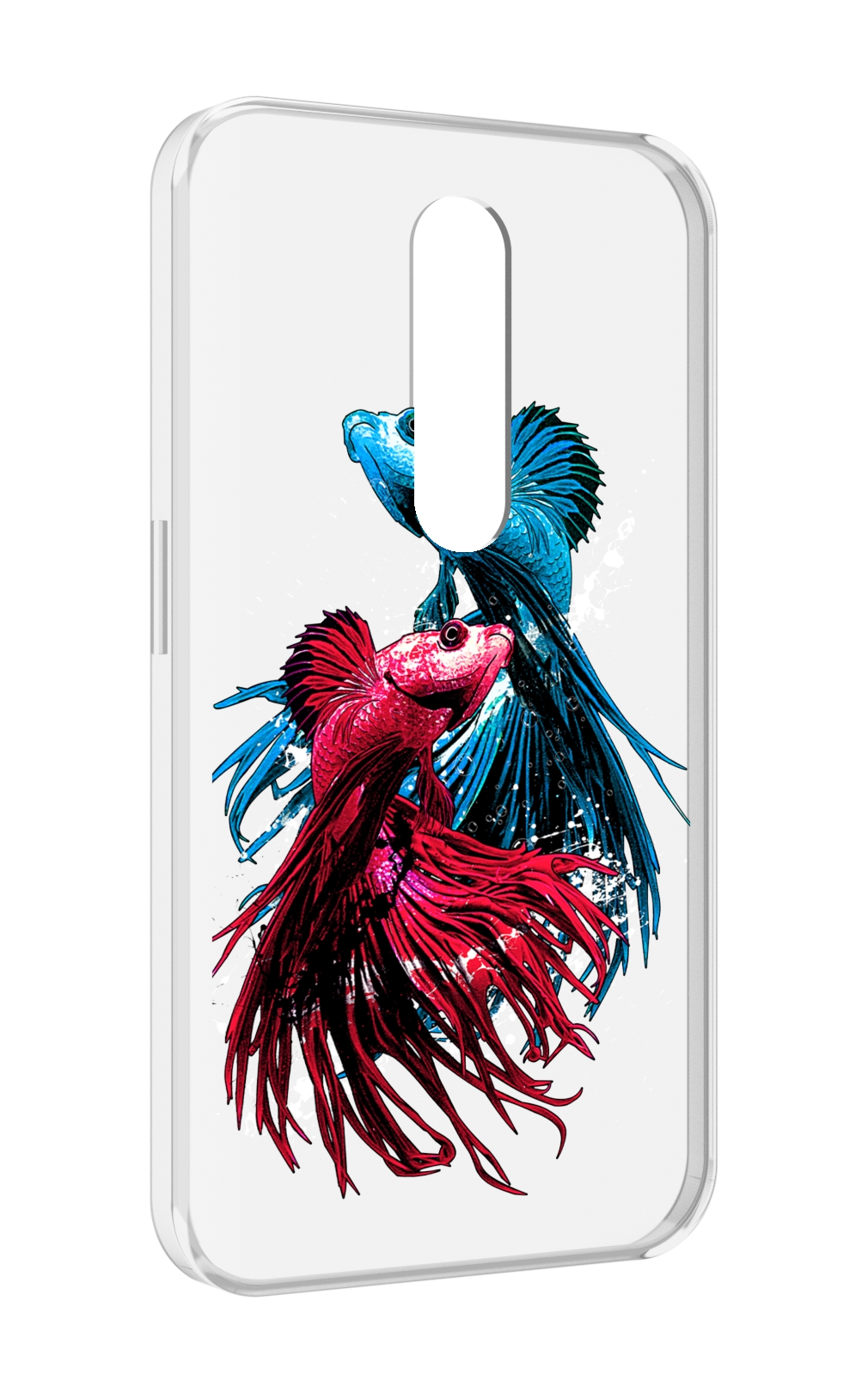 

Чехол MyPads рыбы петушки для Motorola Moto X Force (XT1585 / XT1581), Прозрачный, Tocco