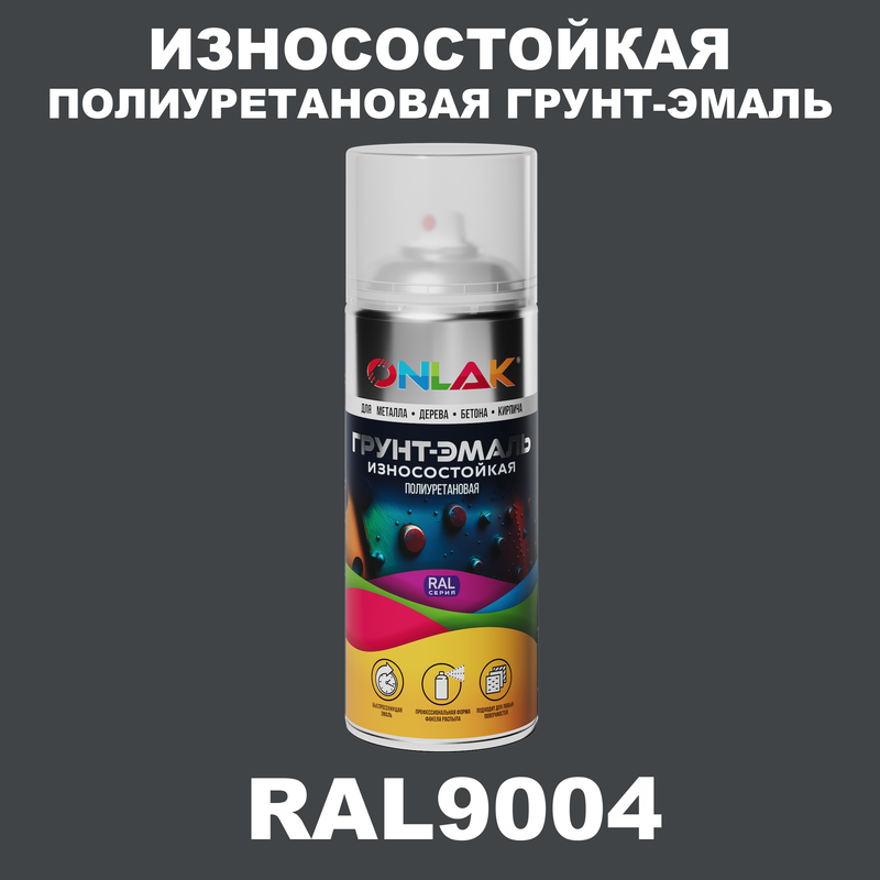 

Грунт-эмаль полиуретановая ONLAK RAL9004, Белый, RAL-PUPM-SPREY