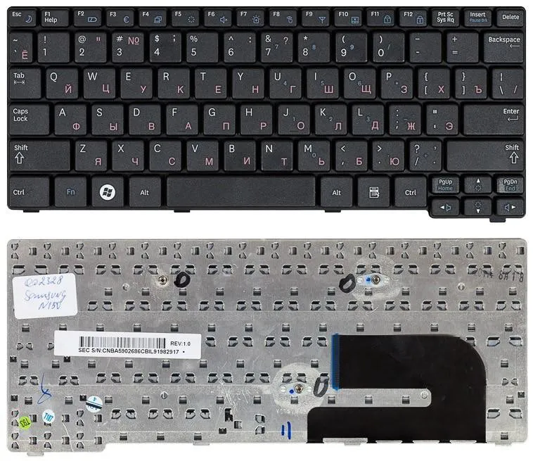 Клавиатура Sino Power для ноутбука Samsung Samsung N100, N140, N150, N145, N144, N148