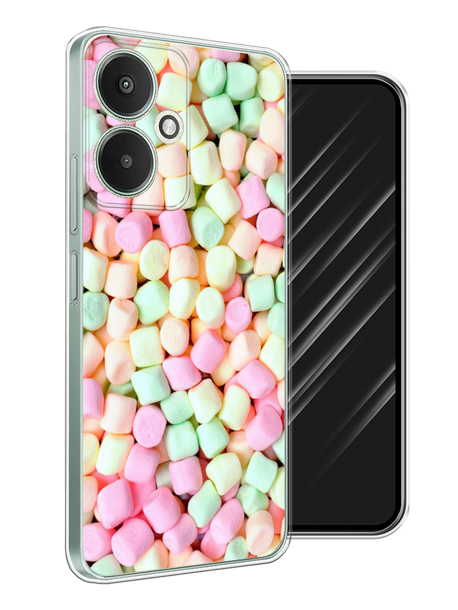 

Чехол Awog на Xiaomi Redmi 13C 5G "Marshmallows", Зеленый;желтый;розовый, 321150-1