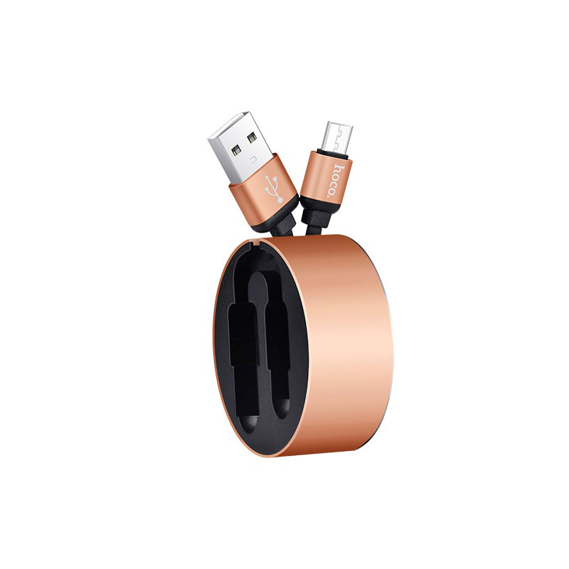 

Кабель Hoco U23 USB - micro, золотой