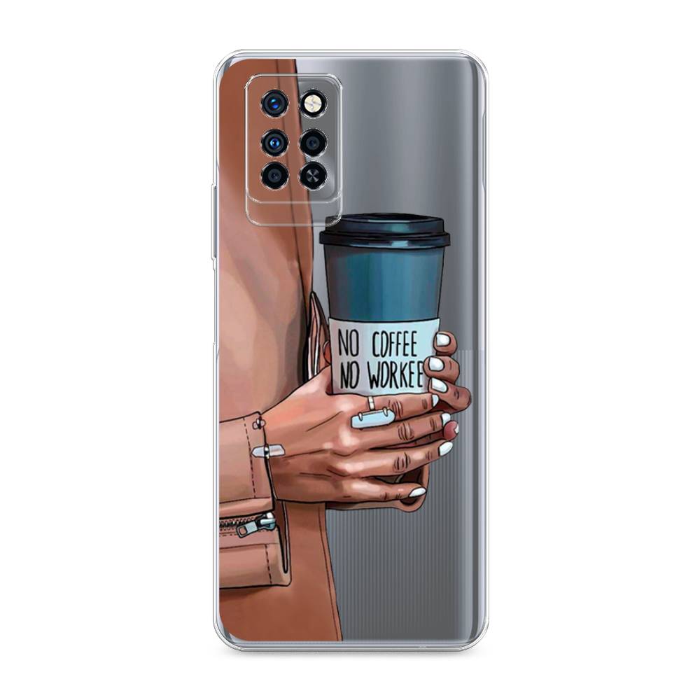 

Чехол Awog на Infinix Note 10 Pro "No coffee", Разноцветный, 3100150-7