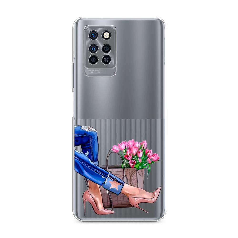 

Чехол Awog на Infinix Note 10 Pro "Каблучки", Разноцветный, 3100150-7