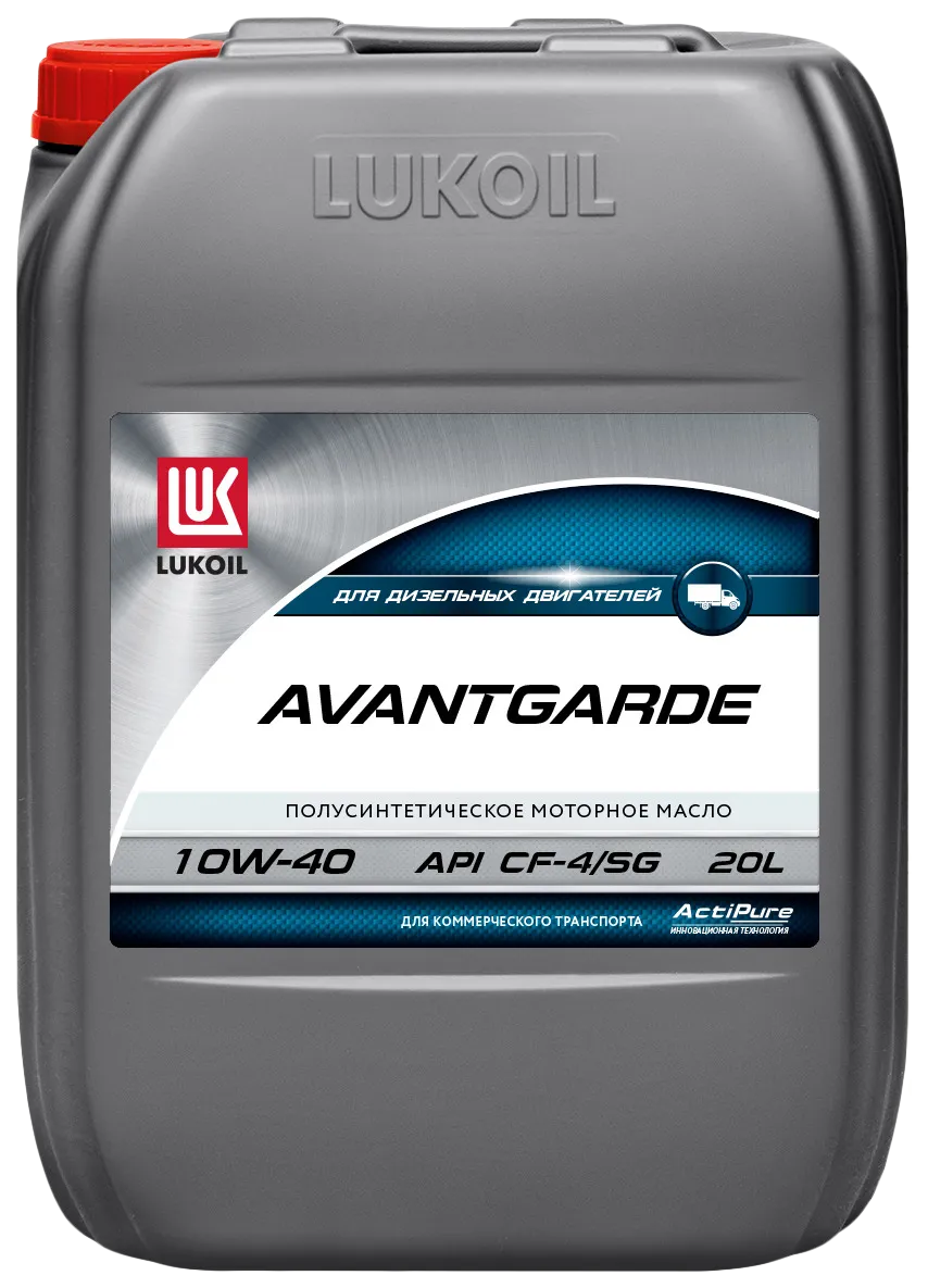 фото Lukoil лукойл 10w40 (20l) авангард_моторное масло! полусинтетическое api cf-4/sg lukoil^1