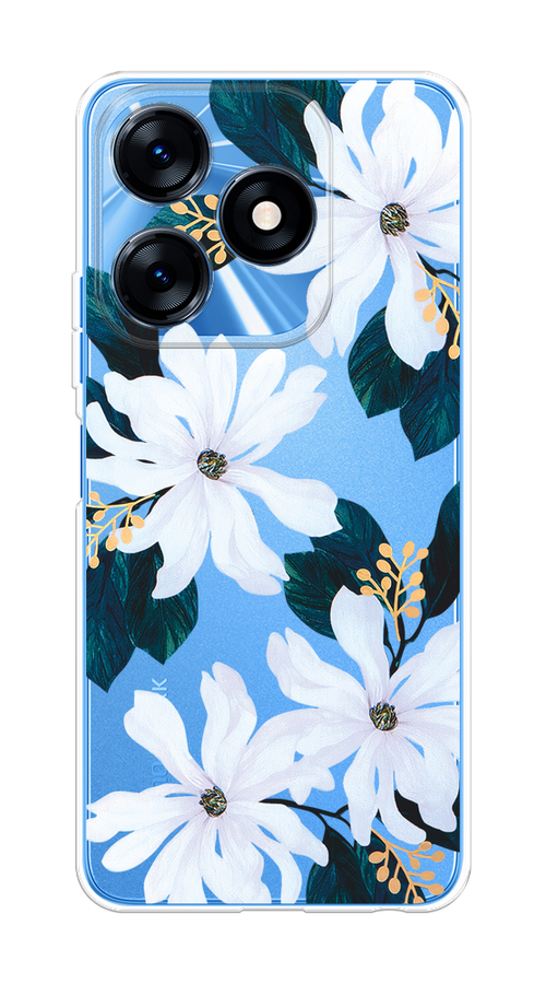 

Чехол на Tecno Spark 10/10C "Delilah Flower", Зеленый;белый, 303550-1