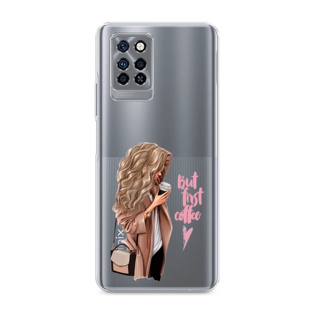 

Чехол Awog "Девушка с кофе" для Infinix Note 10 Pro