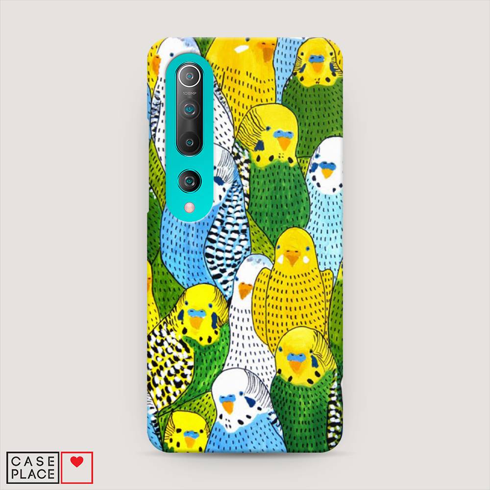 

Пластиковый чехол "Попугаи" на Xiaomi Mi 10 Pro, 37820-1