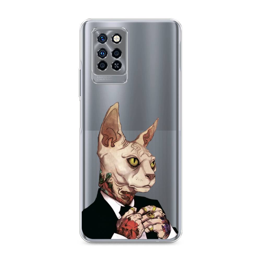 

Чехол Awog на Infinix Note 10 Pro "Татуированный сфинкс", Разноцветный, 3100150-7