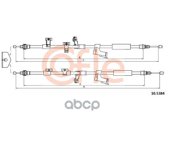 

COFLE Трос стояночного тормоза FORD Focus / C-MAX 10-, 92105384